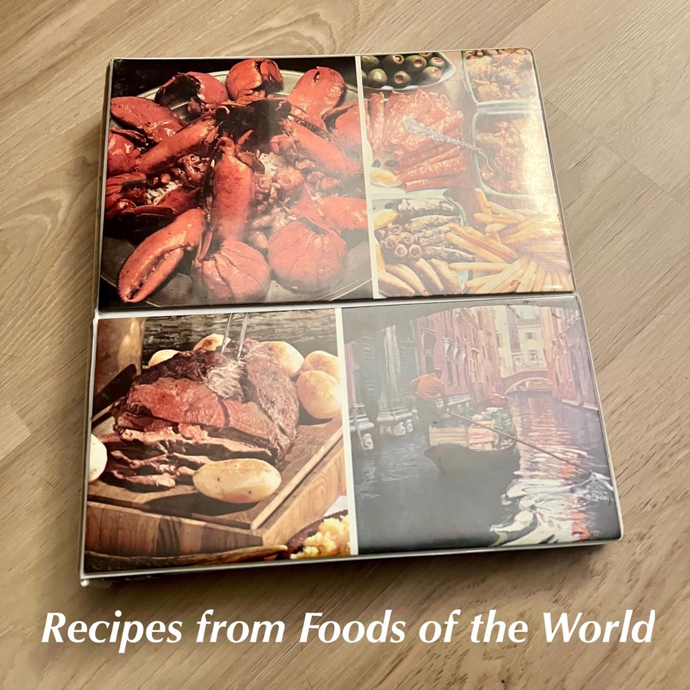 Vintage 1972 Time Life Books Recipes from Foods of the World Binder Cookbook